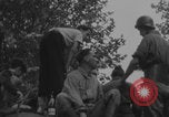 Image of French women and soldiers socialize Paris France, 1944, second 23 stock footage video 65675079494