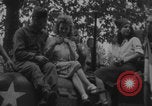 Image of French women and soldiers socialize Paris France, 1944, second 25 stock footage video 65675079494