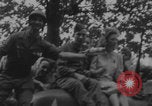 Image of French women and soldiers socialize Paris France, 1944, second 34 stock footage video 65675079494
