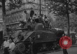 Image of French women and soldiers socialize Paris France, 1944, second 35 stock footage video 65675079494