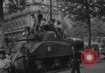 Image of French women and soldiers socialize Paris France, 1944, second 36 stock footage video 65675079494