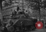 Image of French women and soldiers socialize Paris France, 1944, second 38 stock footage video 65675079494