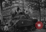 Image of French women and soldiers socialize Paris France, 1944, second 39 stock footage video 65675079494