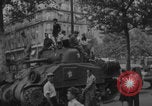 Image of French women and soldiers socialize Paris France, 1944, second 42 stock footage video 65675079494