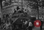 Image of French women and soldiers socialize Paris France, 1944, second 46 stock footage video 65675079494