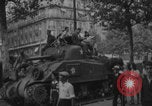 Image of French women and soldiers socialize Paris France, 1944, second 48 stock footage video 65675079494