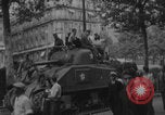 Image of French women and soldiers socialize Paris France, 1944, second 49 stock footage video 65675079494