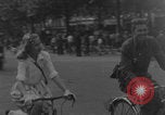 Image of US soldier with K-ration biscuit Paris France, 1944, second 1 stock footage video 65675079495