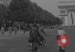 Image of US soldier with K-ration biscuit Paris France, 1944, second 6 stock footage video 65675079495