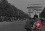 Image of US soldier with K-ration biscuit Paris France, 1944, second 9 stock footage video 65675079495