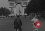 Image of US soldier with K-ration biscuit Paris France, 1944, second 12 stock footage video 65675079495