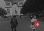 Image of US soldier with K-ration biscuit Paris France, 1944, second 13 stock footage video 65675079495