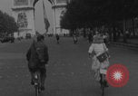 Image of US soldier with K-ration biscuit Paris France, 1944, second 14 stock footage video 65675079495