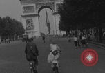 Image of US soldier with K-ration biscuit Paris France, 1944, second 19 stock footage video 65675079495