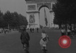 Image of US soldier with K-ration biscuit Paris France, 1944, second 21 stock footage video 65675079495
