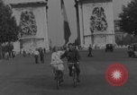 Image of US soldier with K-ration biscuit Paris France, 1944, second 22 stock footage video 65675079495