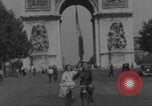 Image of US soldier with K-ration biscuit Paris France, 1944, second 23 stock footage video 65675079495