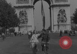 Image of US soldier with K-ration biscuit Paris France, 1944, second 24 stock footage video 65675079495