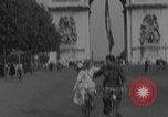 Image of US soldier with K-ration biscuit Paris France, 1944, second 26 stock footage video 65675079495