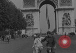 Image of US soldier with K-ration biscuit Paris France, 1944, second 27 stock footage video 65675079495