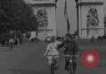 Image of US soldier with K-ration biscuit Paris France, 1944, second 28 stock footage video 65675079495