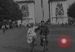 Image of US soldier with K-ration biscuit Paris France, 1944, second 30 stock footage video 65675079495