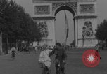 Image of US soldier with K-ration biscuit Paris France, 1944, second 36 stock footage video 65675079495