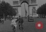 Image of US soldier with K-ration biscuit Paris France, 1944, second 41 stock footage video 65675079495