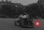 Image of US soldier with K-ration biscuit Paris France, 1944, second 50 stock footage video 65675079495