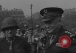 Image of Generals Dwight Eisenhower Omar Bradley Jacques Leclerc posing Paris France, 1944, second 13 stock footage video 65675079496
