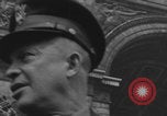 Image of Generals Dwight Eisenhower Omar Bradley Jacques Leclerc posing Paris France, 1944, second 30 stock footage video 65675079496
