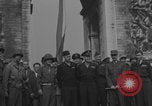 Image of Generals Dwight Eisenhower Omar Bradley Jacques Leclerc posing Paris France, 1944, second 40 stock footage video 65675079496