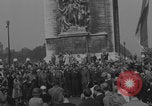 Image of Generals Dwight Eisenhower Omar Bradley Jacques Leclerc posing Paris France, 1944, second 46 stock footage video 65675079496