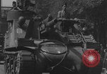 Image of French 2nd Armored Division tanks arrival Notre Dame Paris Paris France, 1944, second 18 stock footage video 65675079501