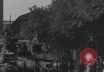 Image of French 2nd Armored Division tanks arrival Notre Dame Paris Paris France, 1944, second 25 stock footage video 65675079501