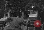 Image of French 2nd Armored Division tanks arrival Notre Dame Paris Paris France, 1944, second 34 stock footage video 65675079501