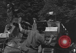 Image of French 2nd Armored Division tanks arrival Notre Dame Paris Paris France, 1944, second 35 stock footage video 65675079501