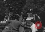 Image of French 2nd Armored Division tanks arrival Notre Dame Paris Paris France, 1944, second 36 stock footage video 65675079501