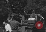 Image of French 2nd Armored Division tanks arrival Notre Dame Paris Paris France, 1944, second 37 stock footage video 65675079501