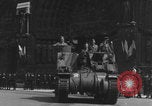 Image of French 2nd Armored Division tanks arrival Notre Dame Paris Paris France, 1944, second 41 stock footage video 65675079501
