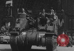 Image of French 2nd Armored Division tanks arrival Notre Dame Paris Paris France, 1944, second 45 stock footage video 65675079501