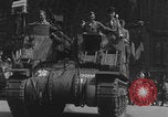 Image of French 2nd Armored Division tanks arrival Notre Dame Paris Paris France, 1944, second 46 stock footage video 65675079501