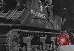 Image of French 2nd Armored Division tanks arrival Notre Dame Paris Paris France, 1944, second 50 stock footage video 65675079501