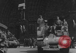 Image of French 2nd Armored Division tanks arrival Notre Dame Paris Paris France, 1944, second 55 stock footage video 65675079501