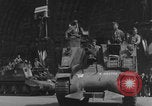 Image of French 2nd Armored Division tanks arrival Notre Dame Paris Paris France, 1944, second 57 stock footage video 65675079501