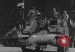 Image of French 2nd Armored Division tanks arrival Notre Dame Paris Paris France, 1944, second 58 stock footage video 65675079501