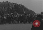Image of General Charles de Gaulle lay wreath Tomb of the Unknown Warrior  Paris France, 1944, second 16 stock footage video 65675079506