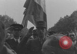 Image of General Charles de Gaulle lay wreath Tomb of the Unknown Warrior  Paris France, 1944, second 50 stock footage video 65675079506