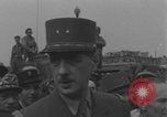 Image of General Charles de Gaulle lay wreath Tomb of the Unknown Warrior  Paris France, 1944, second 59 stock footage video 65675079506