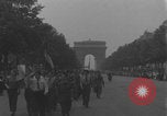 Image of FFI fighters 2nd Armored Division parade Paris France, 1944, second 9 stock footage video 65675079507